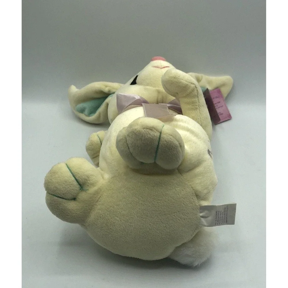 Vintage Enesco Tender Tails‎ Precious Moments Yellow Bunny Rabbit Easter Plush